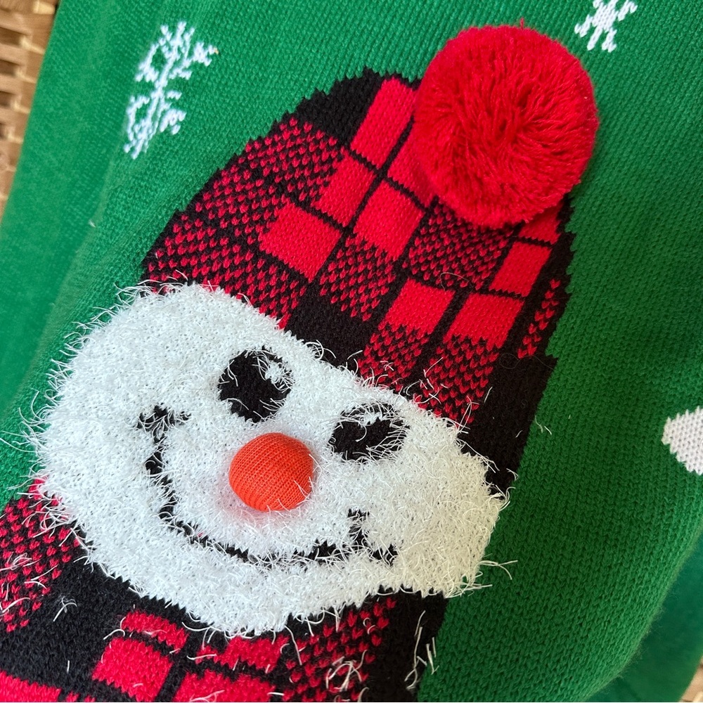 Snowman Holiday Sweater - L, Wms - Picture 3 of 6